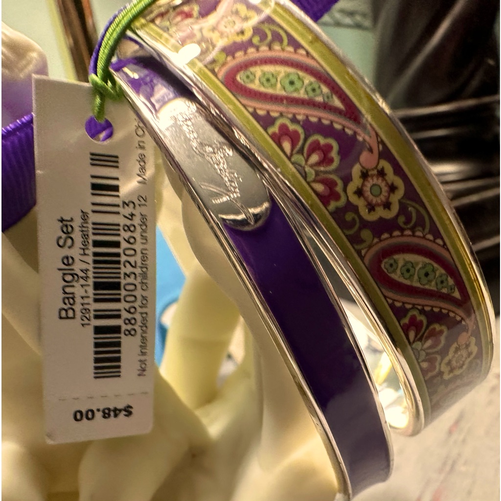 Vera Bradley Bangle Set- Heather